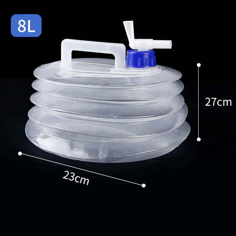 🔥LAST DAY 50% OFF - 🚿Collapsible Food-Grade Water Container with Leak-Proof Spigot | Space-Saving Portable Water Jug for Camping & Outdoor Trips ⛺