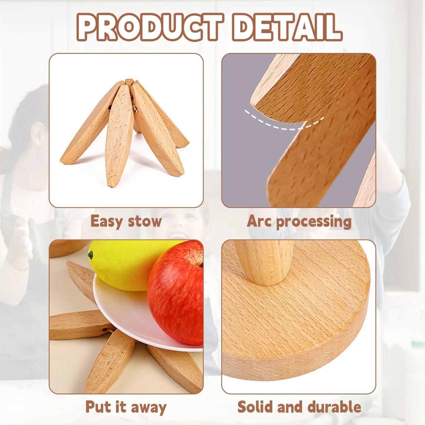 ✨Natural Christmas Tree Trivet Set