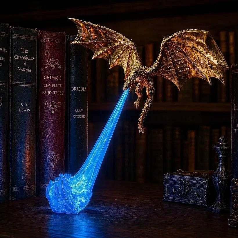 🔥LAST DAY 50% OFF🎁Flying Dragon Bookshelf Light 2026