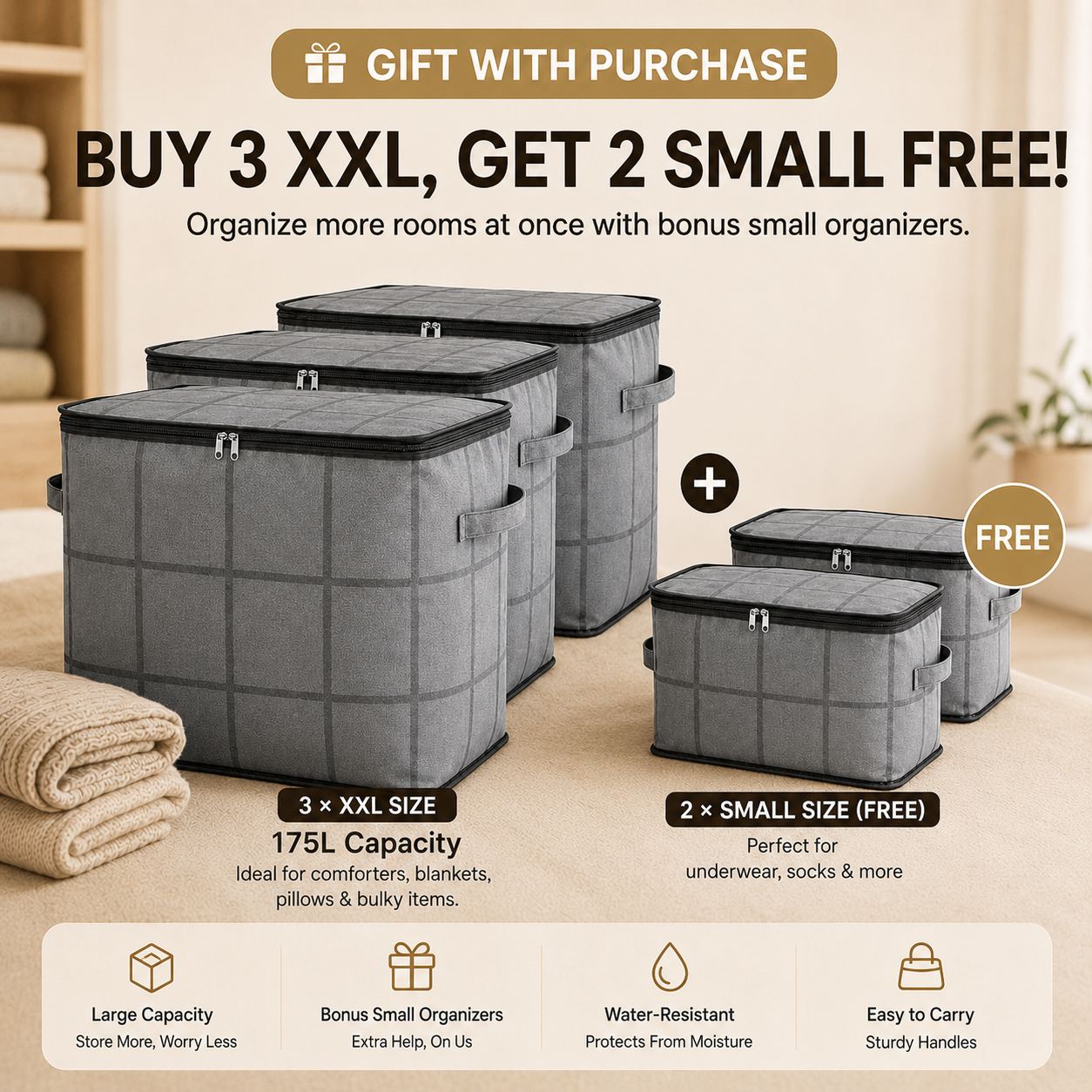 BUY 3(XXL) GET 2 FREE(S)