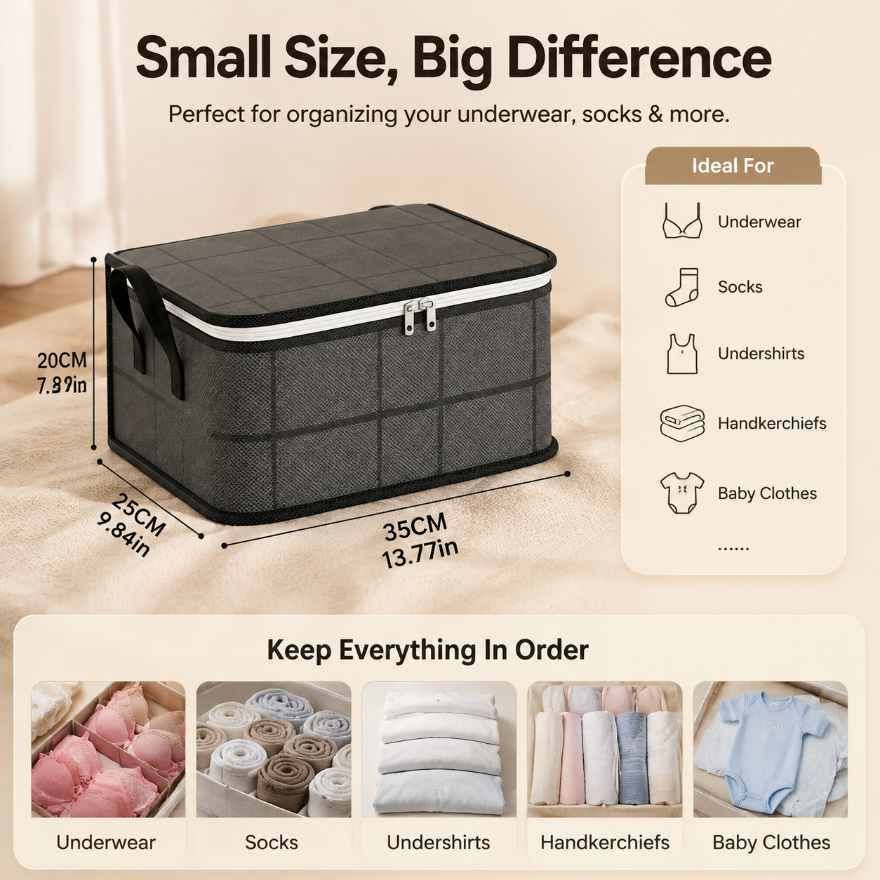 🏷️- XXL Foldable Storage Bag with Reinforced Handles