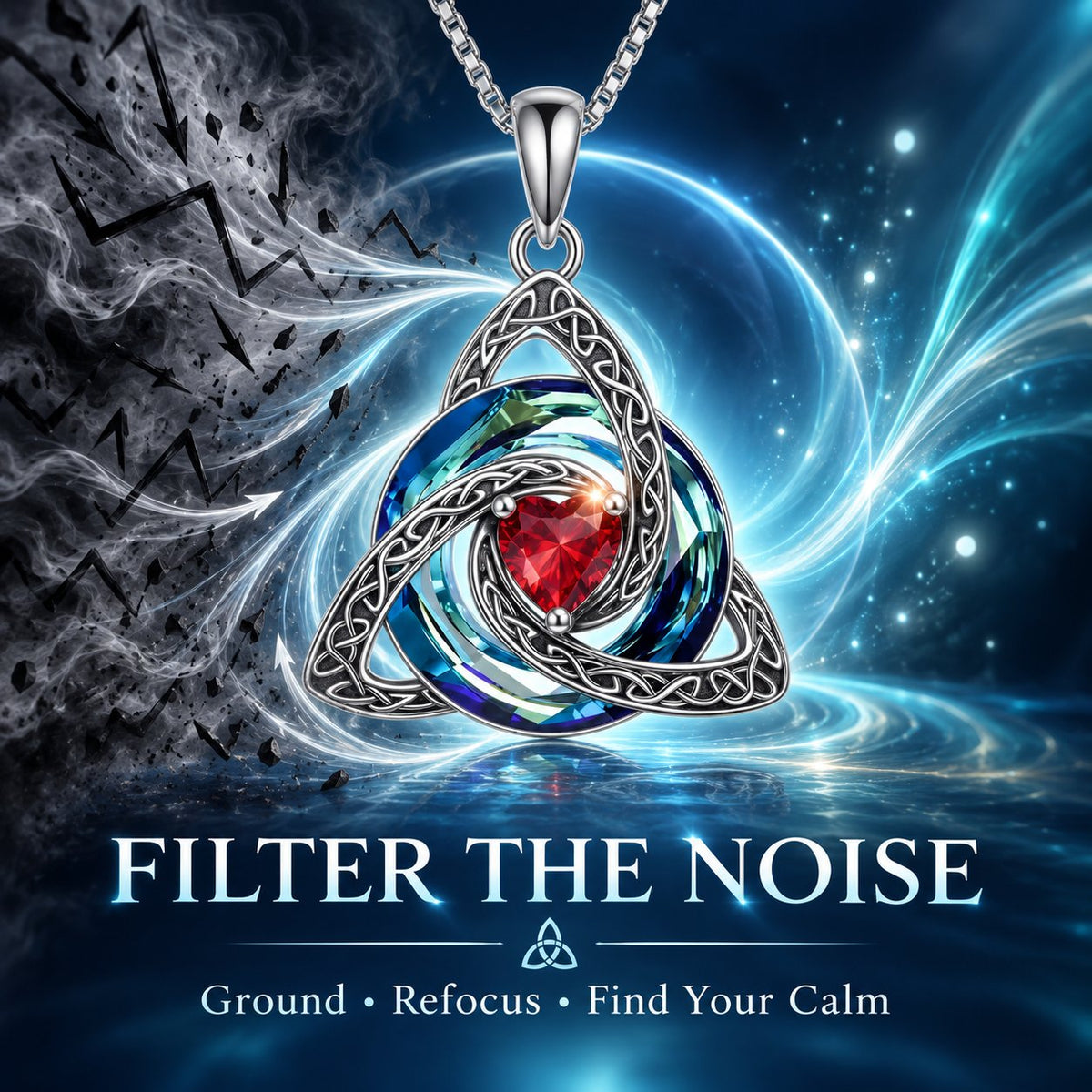 🛡️ Celtic Birthstone Shield: Wear Your Protection & Story ✨