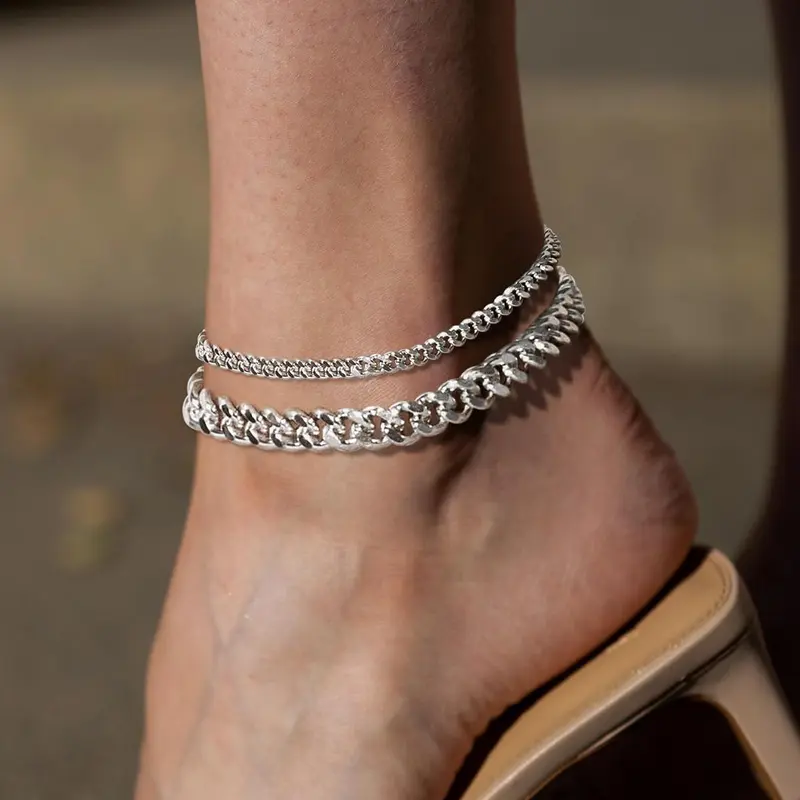 LAST DAY 49% OFF🔥 Chunky Cuban Link Chain Anklet for Women