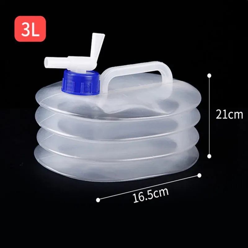 🔥LAST DAY 50% OFF - 🚿Collapsible Food-Grade Water Container with Leak-Proof Spigot | Space-Saving Portable Water Jug for Camping & Outdoor Trips ⛺