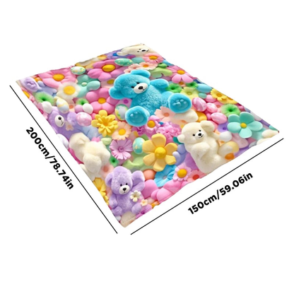 TopSpire® Cute Plush 3D Throw Blanket