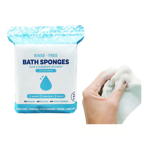 🏆Flash Sale⚡ 50K+  🌈Disposable Rinse-Free Bathing Wipes🧼