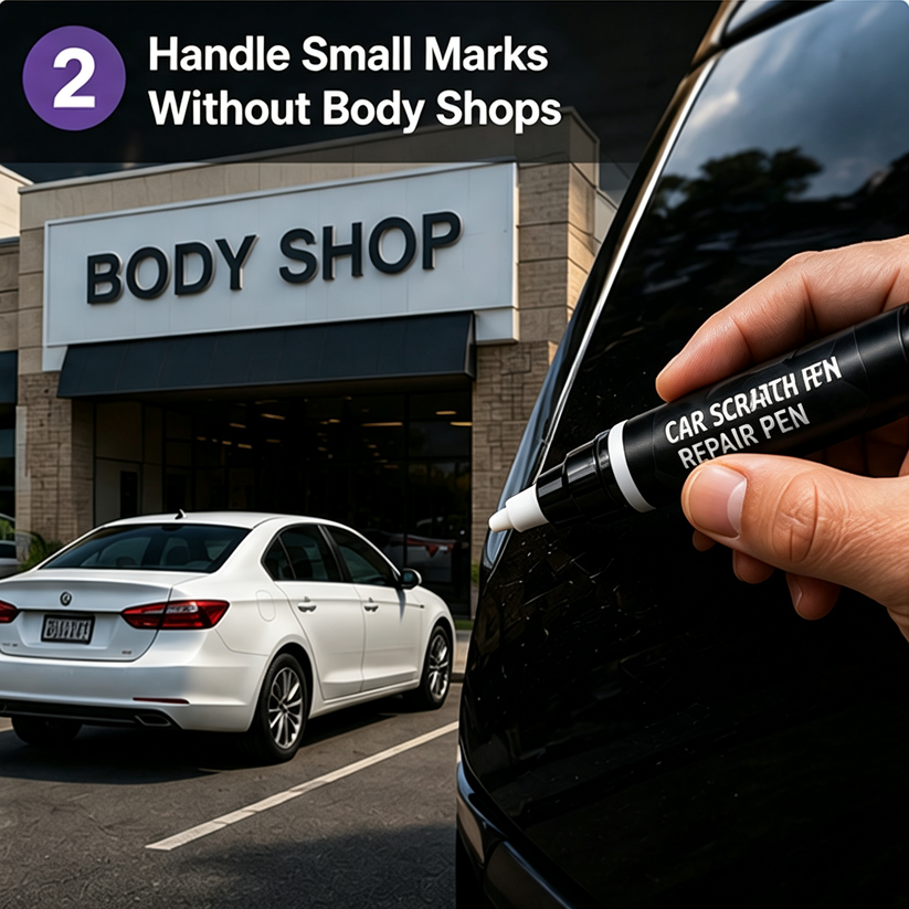 DIY car scratch repair at home