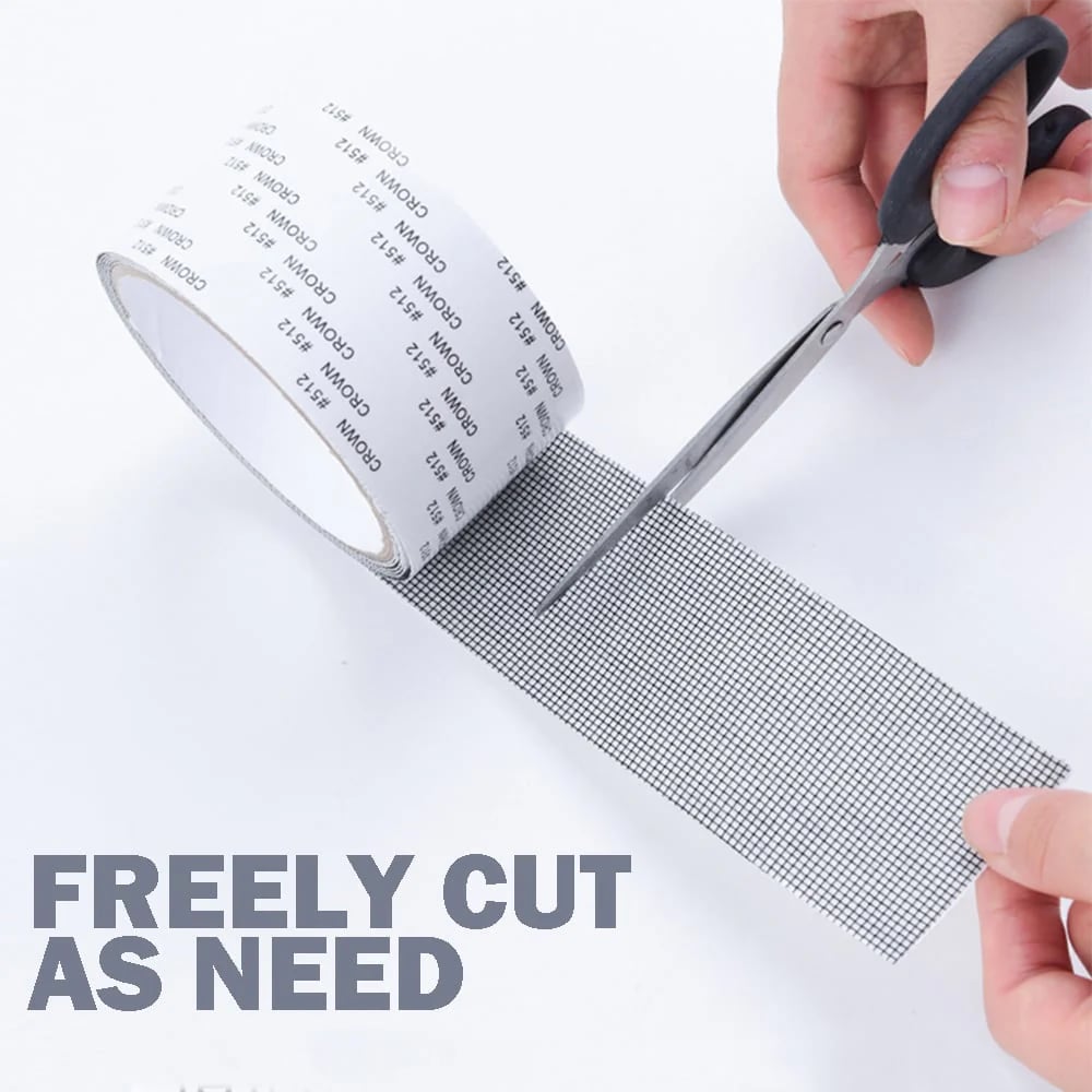 🔥Window Screen Repair Tape, Adhesive Gray Screen Repair Strip.