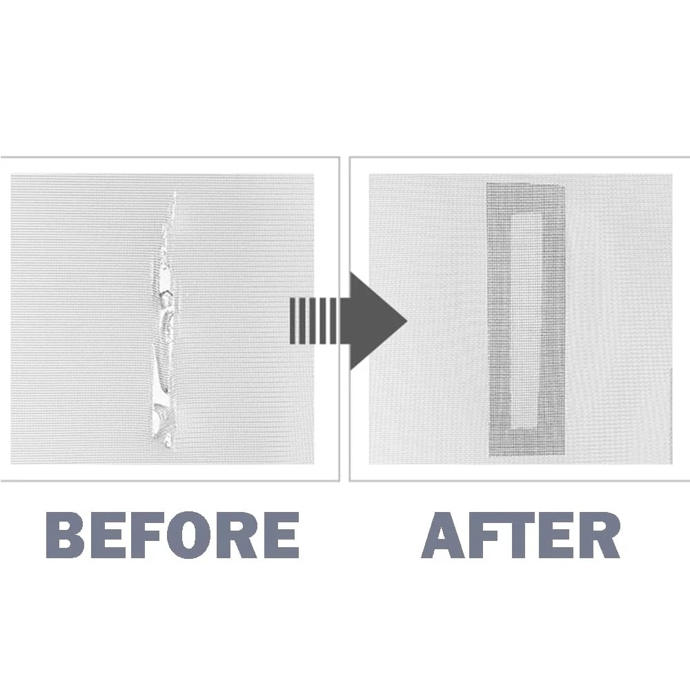 🔥Window Screen Repair Tape, Adhesive Gray Screen Repair Strip.
