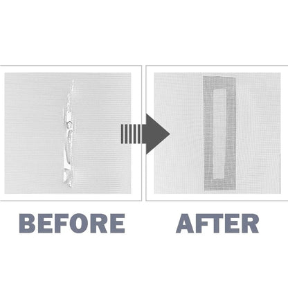 🔥Window Screen Repair Tape, Adhesive Gray Screen Repair Strip.
