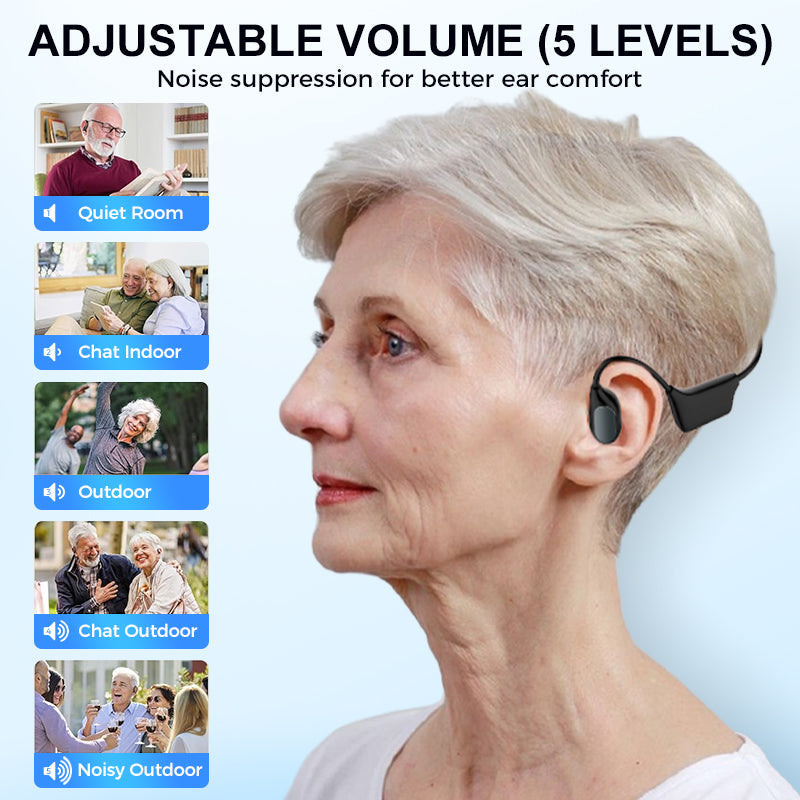 💥50% OFF🔥Bone Conduction Smart Hearing Aid Bluetooth Earphones