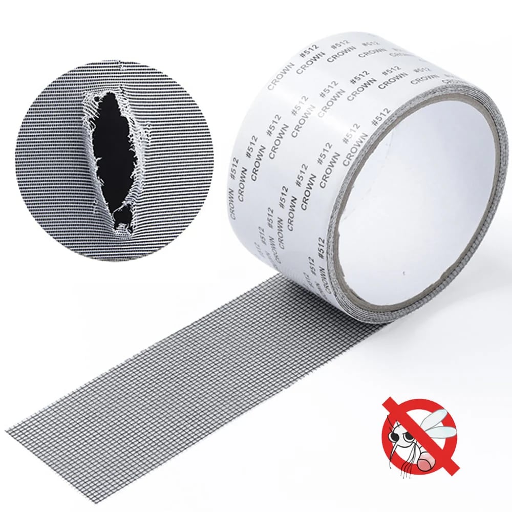 🔥Window Screen Repair Tape, Adhesive Gray Screen Repair Strip.