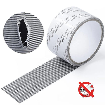 🔥Window Screen Repair Tape, Adhesive Gray Screen Repair Strip.