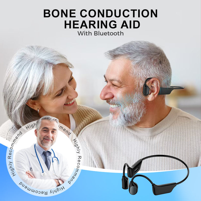 💥50% OFF🔥Bone Conduction Smart Hearing Aid Bluetooth Earphones