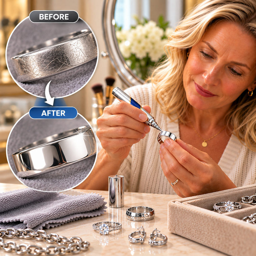 Simple at-home silver jewelry care
