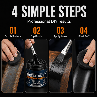 🛡️Trusted by 50,000+ Customers | 2026 Hot Sale -70% OFF Premium Metal Rust Protection Paste restores rusty gates, rai
