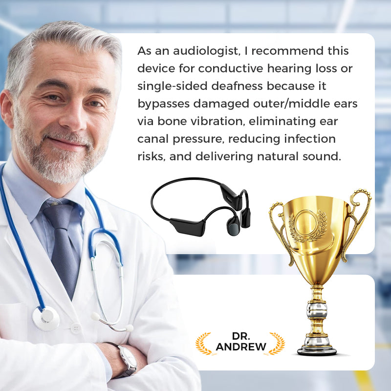 💥50% OFF🔥Bone Conduction Smart Hearing Aid Bluetooth Earphones