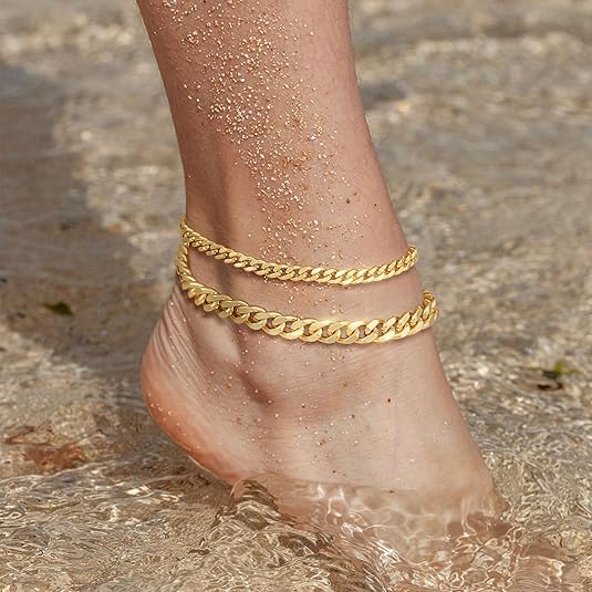 LAST DAY 49% OFF🔥 Chunky Cuban Link Chain Anklet for Women