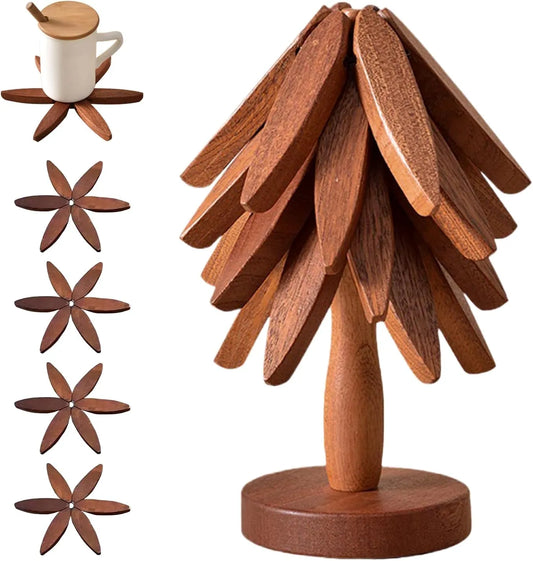 ✨Natural Christmas Tree Trivet Set