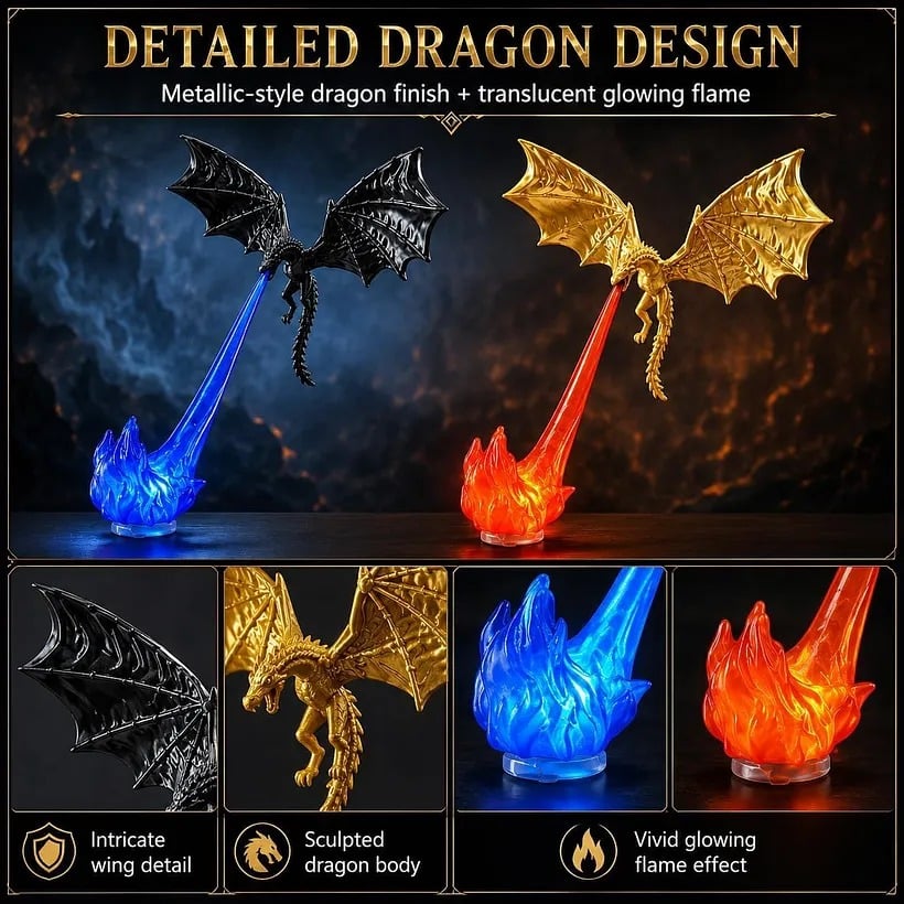 🔥LAST DAY 50% OFF🎁Flying Dragon Bookshelf Light 2026