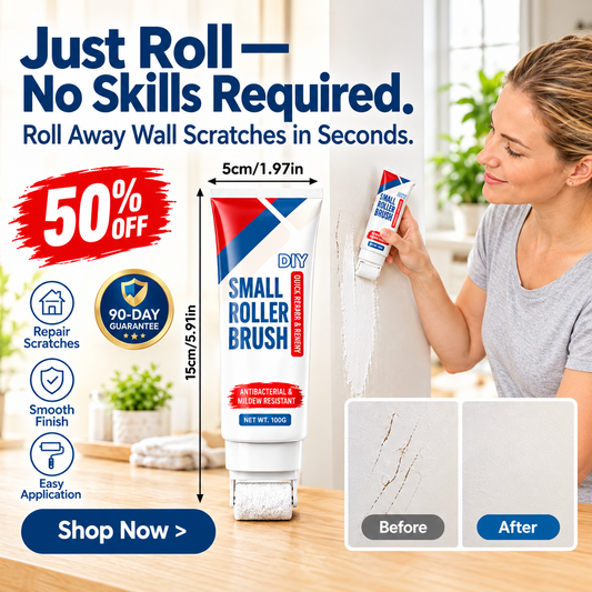 Small Roller Brush Wall Repair Paste
