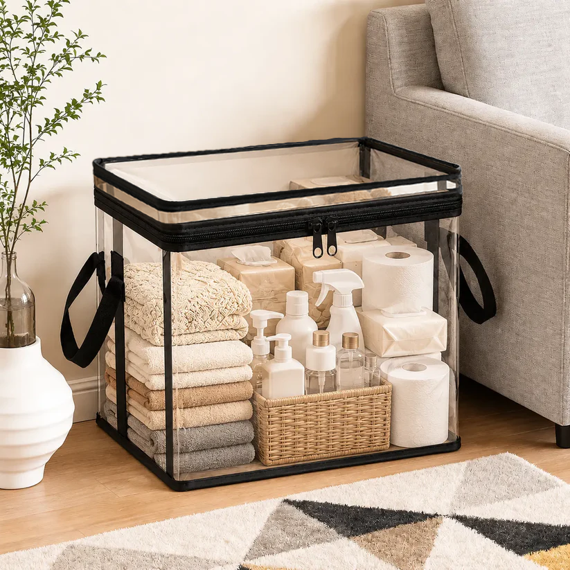 Transparent Large-Capacity Storage Bag