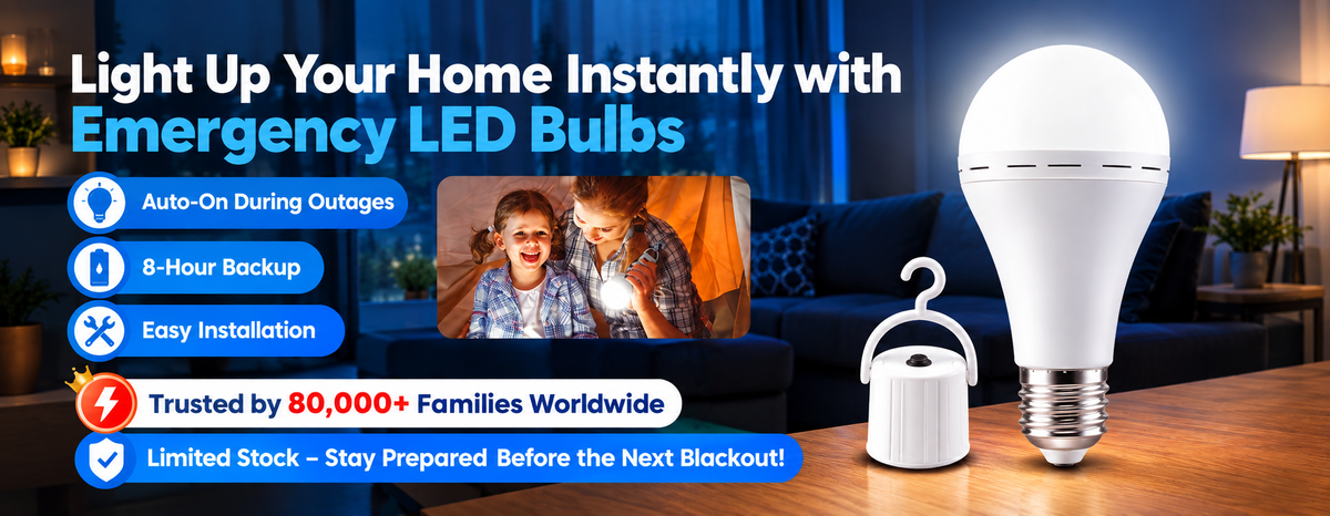 Emergency Rechargeable LED Bulbs