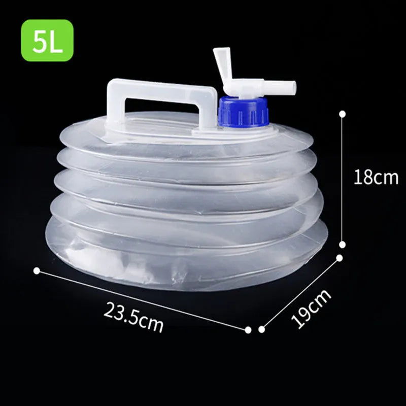 🔥LAST DAY 50% OFF - 🚿Collapsible Food-Grade Water Container with Leak-Proof Spigot | Space-Saving Portable Water Jug for Camping & Outdoor Trips ⛺