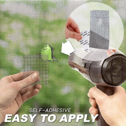 🔥Window Screen Repair Tape, Adhesive Gray Screen Repair Strip.