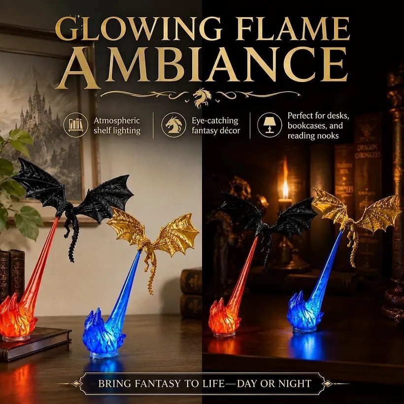 🔥LAST DAY 50% OFF🎁Flying Dragon Bookshelf Light 2026