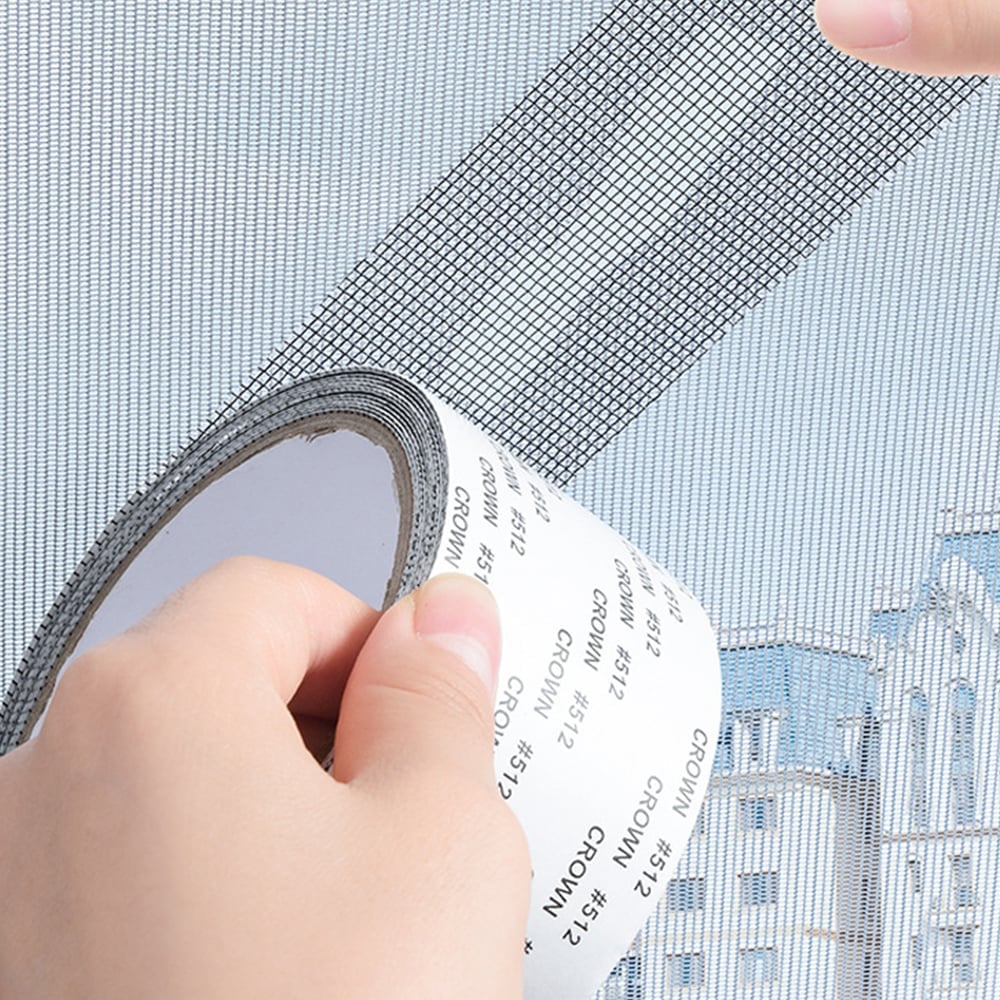 🔥Window Screen Repair Tape, Adhesive Gray Screen Repair Strip.