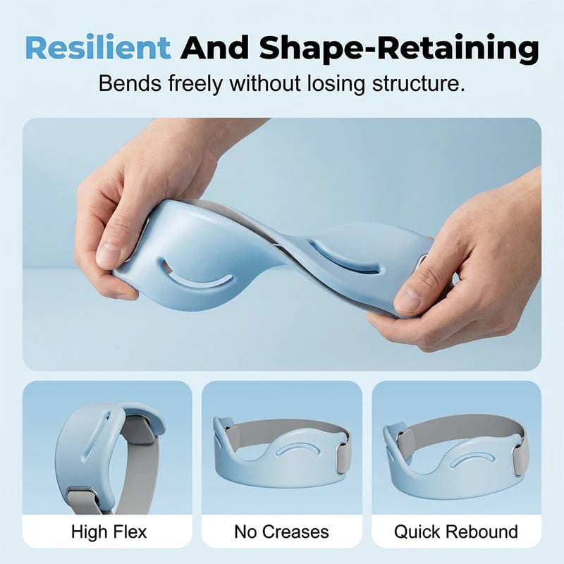 Flexible patella brace for everyday movement