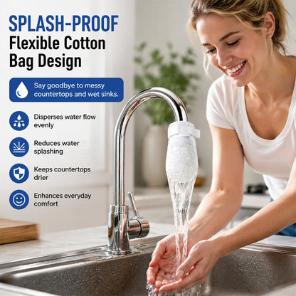 🌟Faucet Filter Cotton Bags —Effectively filters tap water and spring water, removing rust and various impurities.