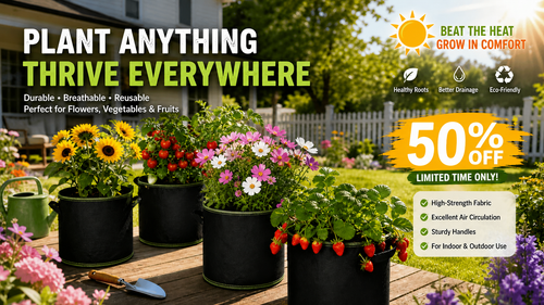 Heavy-Duty Breathable Grow Bags