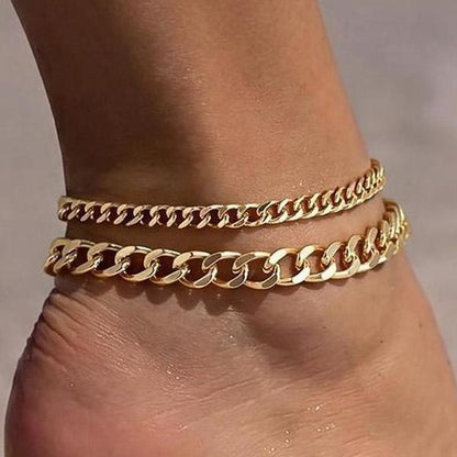 LAST DAY 49% OFF🔥 Chunky Cuban Link Chain Anklet for Women