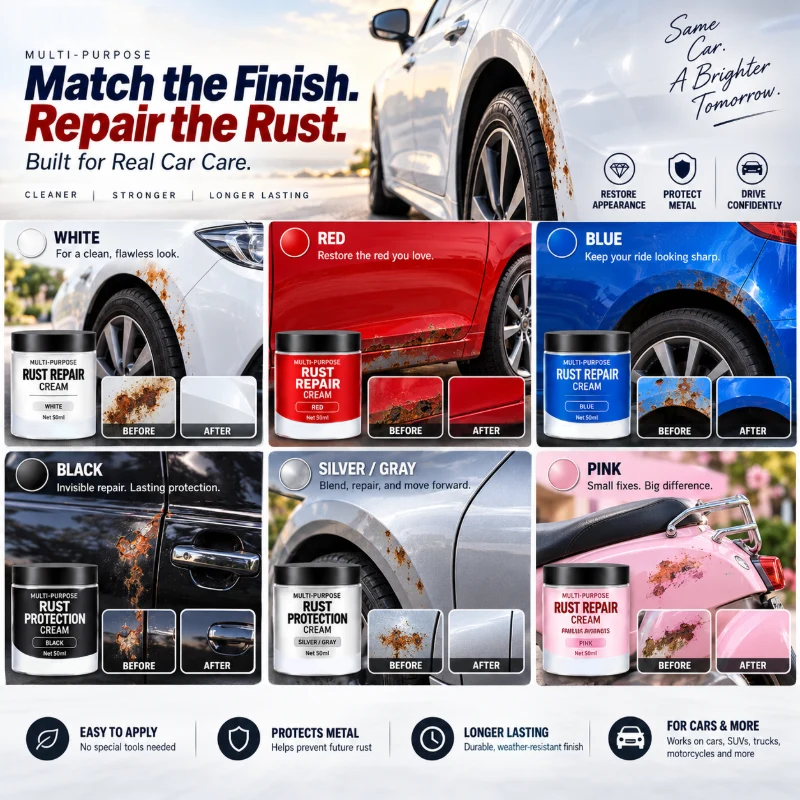 Multi-Purpose Rust Repair Cream for Cars & Household Metal