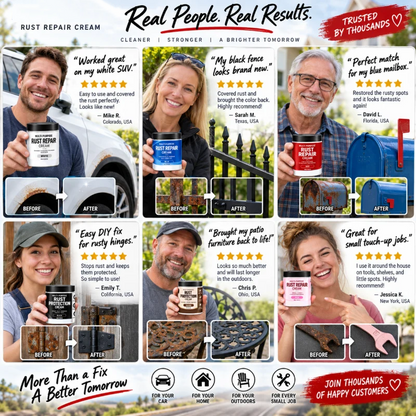 Multi-Purpose Rust Repair Cream for Cars & Household Metal