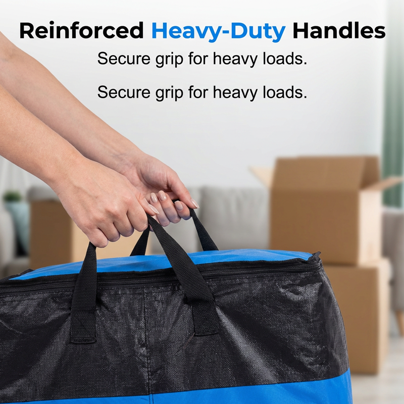 📦 50% OFF NOW! 🧳 Collapsible Storage and Moving Bag – Heavy-duty handles & zippered closure – Folds flat, perfect for moving, travel or closet organization – reusable & easy to clean 🏠